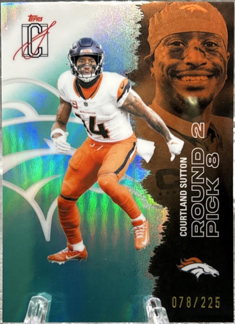 Courtland Sutton [Teal Refractor Chrome] #17