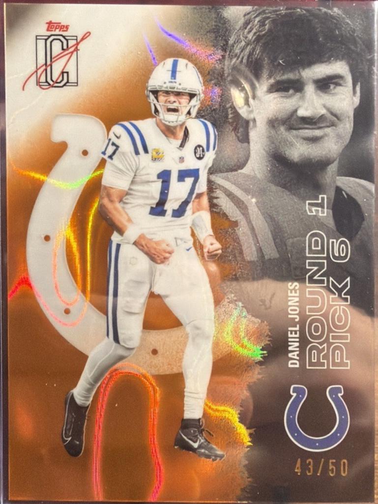 Daniel Jones [Orange Refractor Chrome] #59