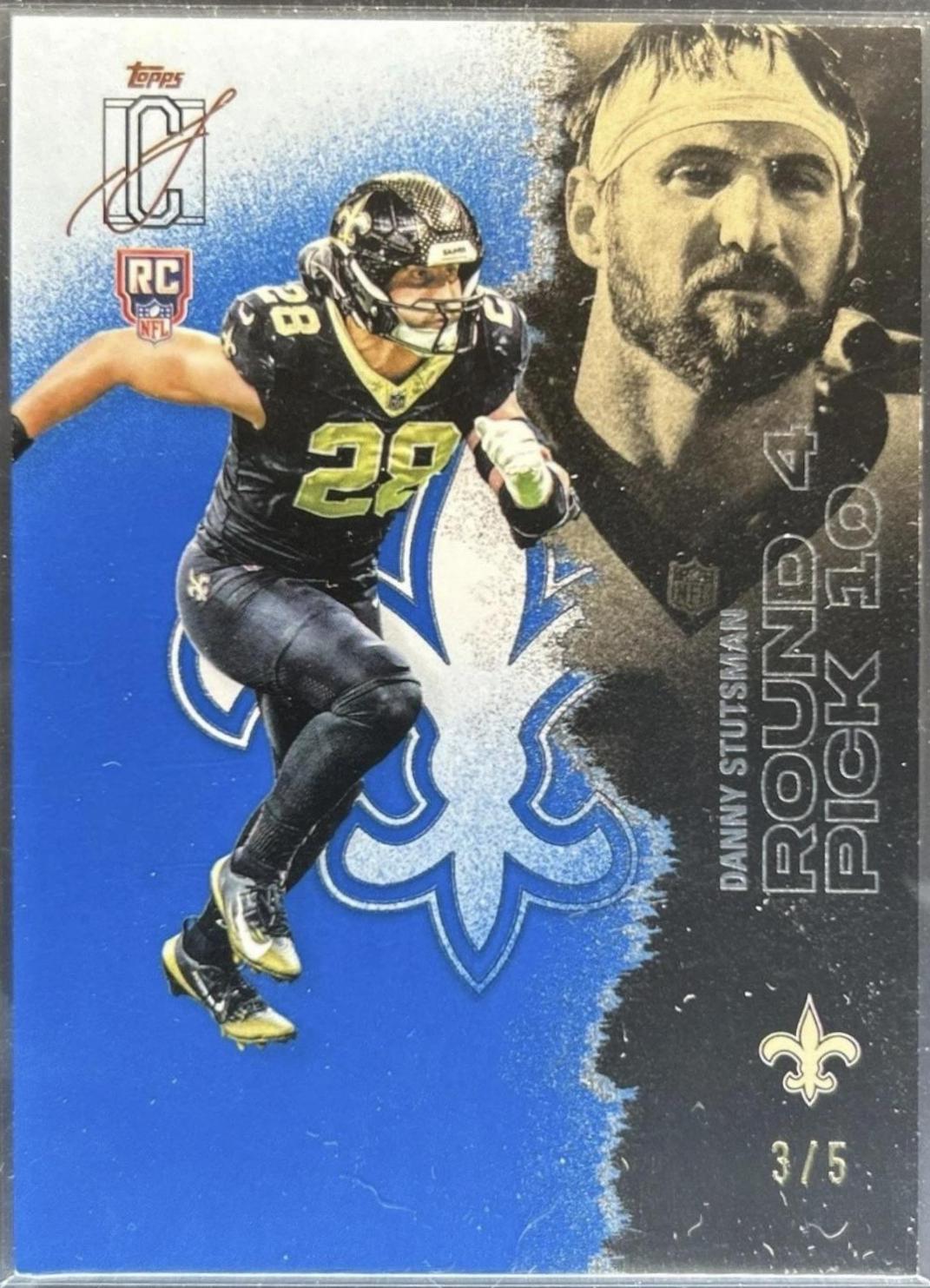 Danny Stutsman [Blue Refractor Chrome] #184