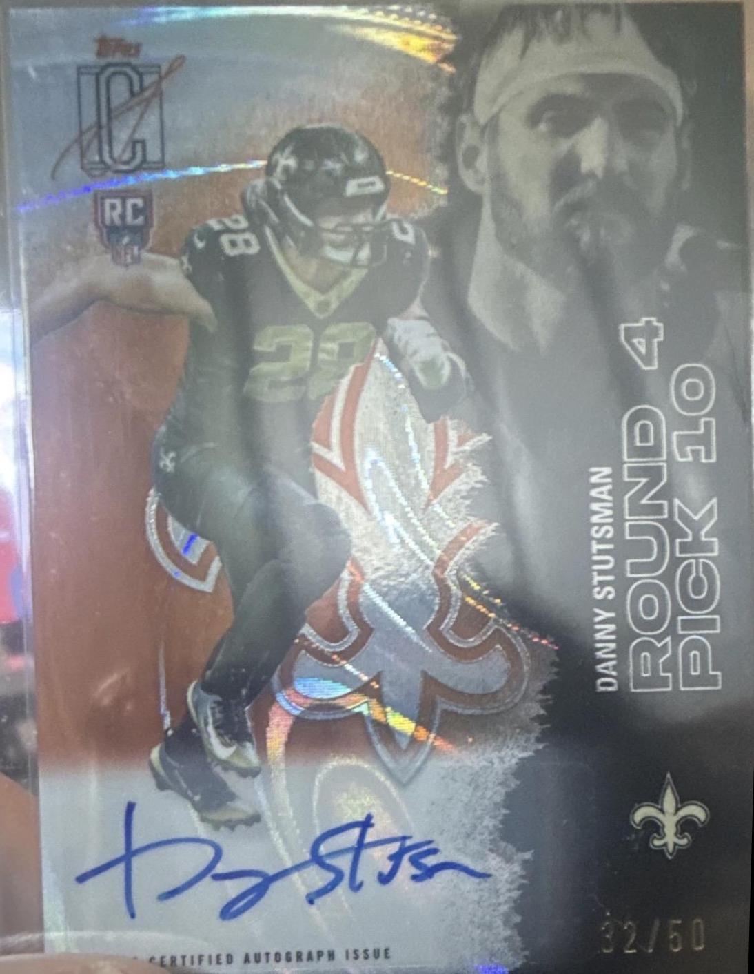Danny Stutsman [Orange Chrome Autograph] #184