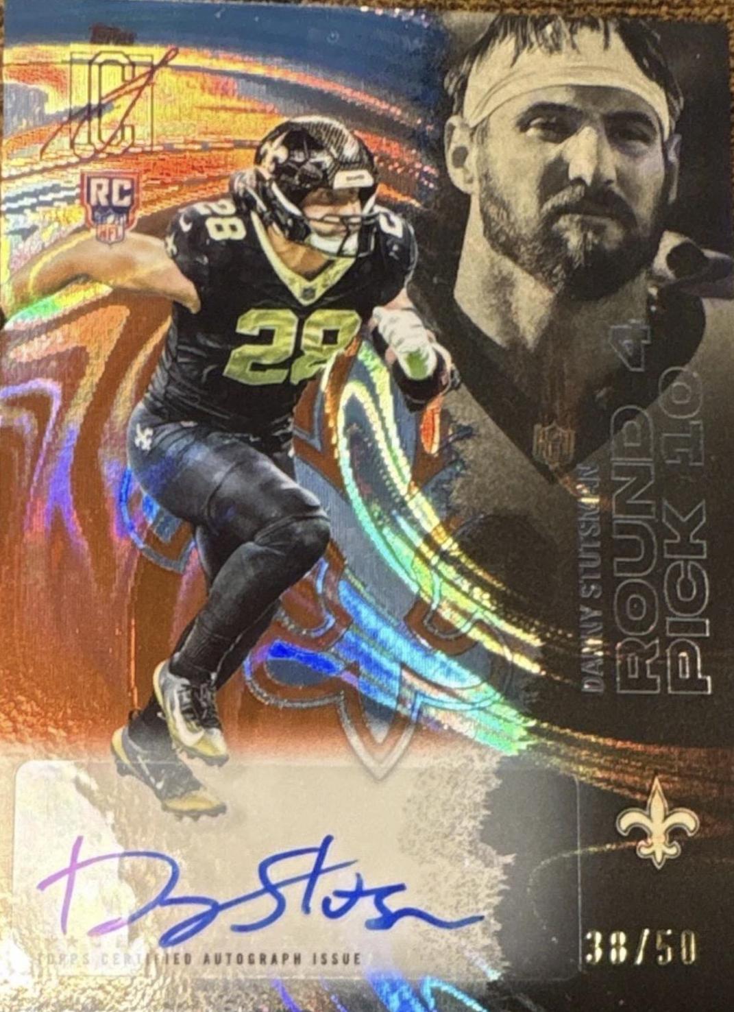 Danny Stutsman [Orange Lava Autograph] #184