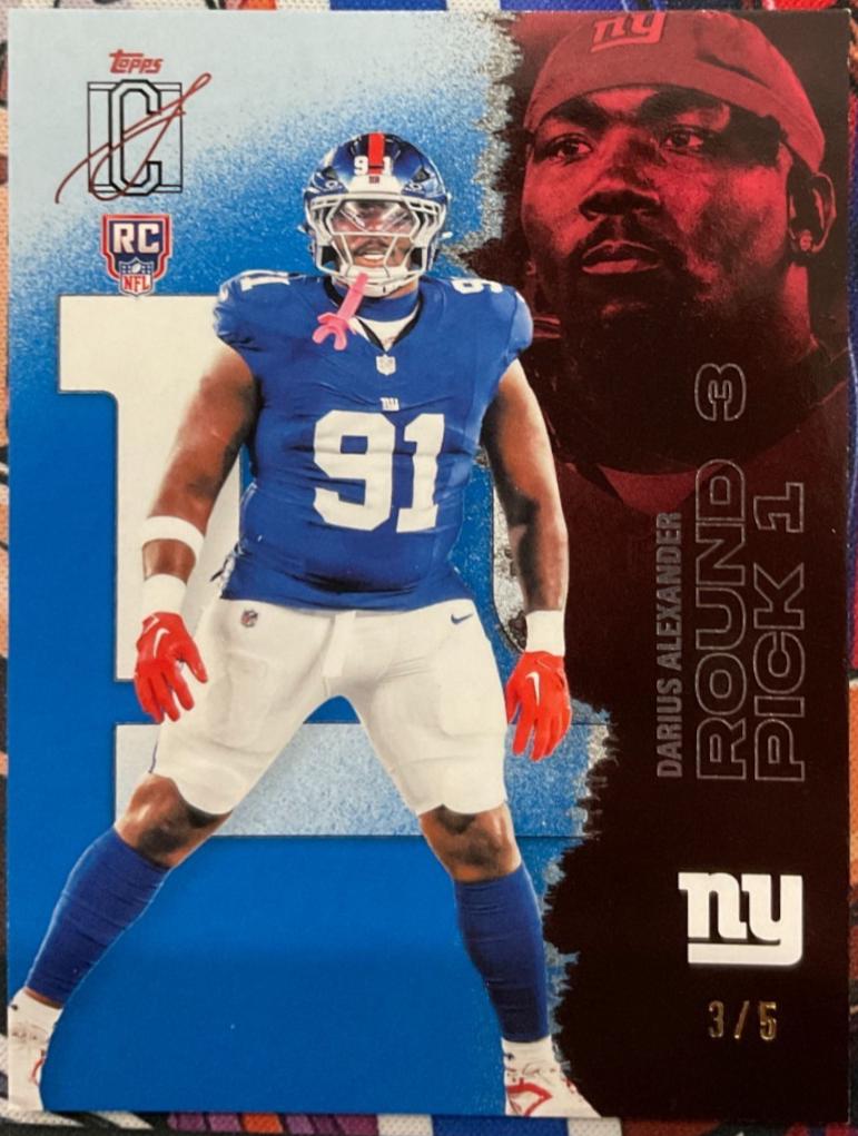 Darius Alexander [Blue Refractor Chrome] #229