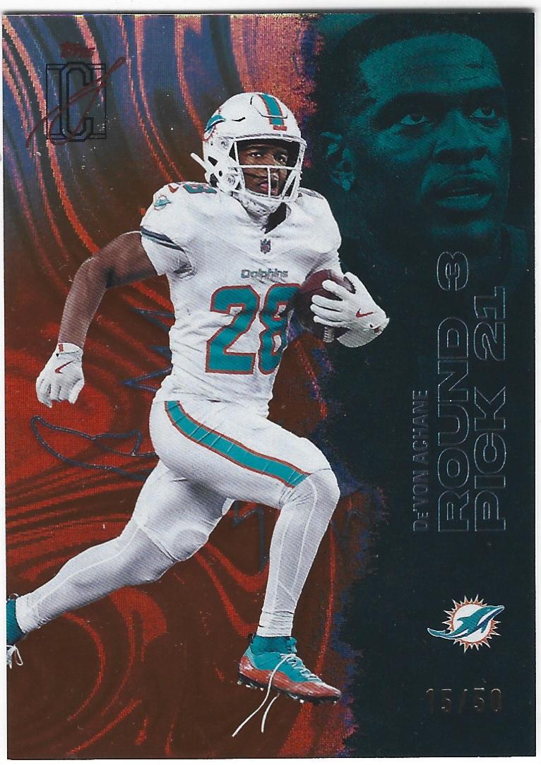 De'Von Achane [Orange Lava] #35