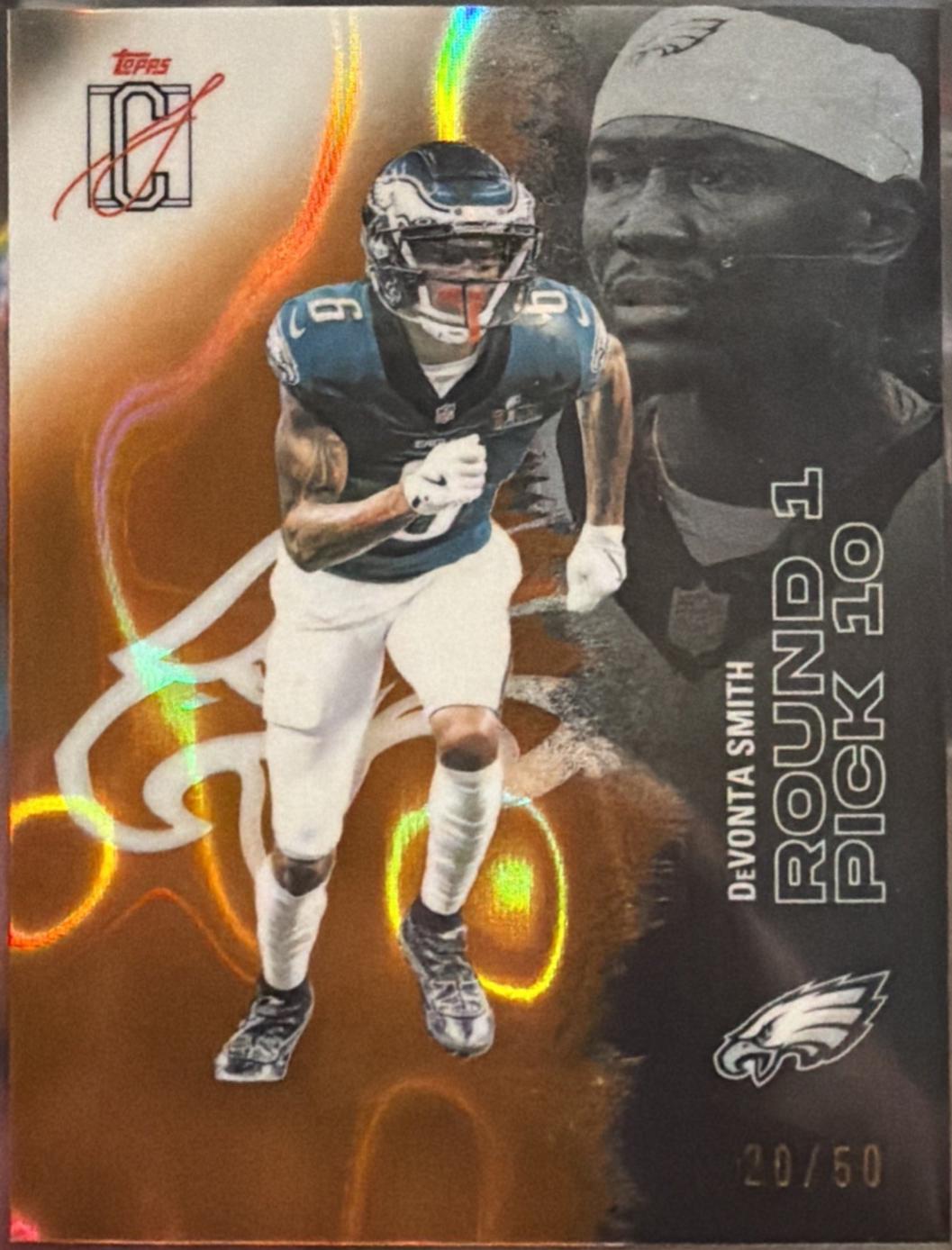DeVonta Smith [Orange Lava] #94