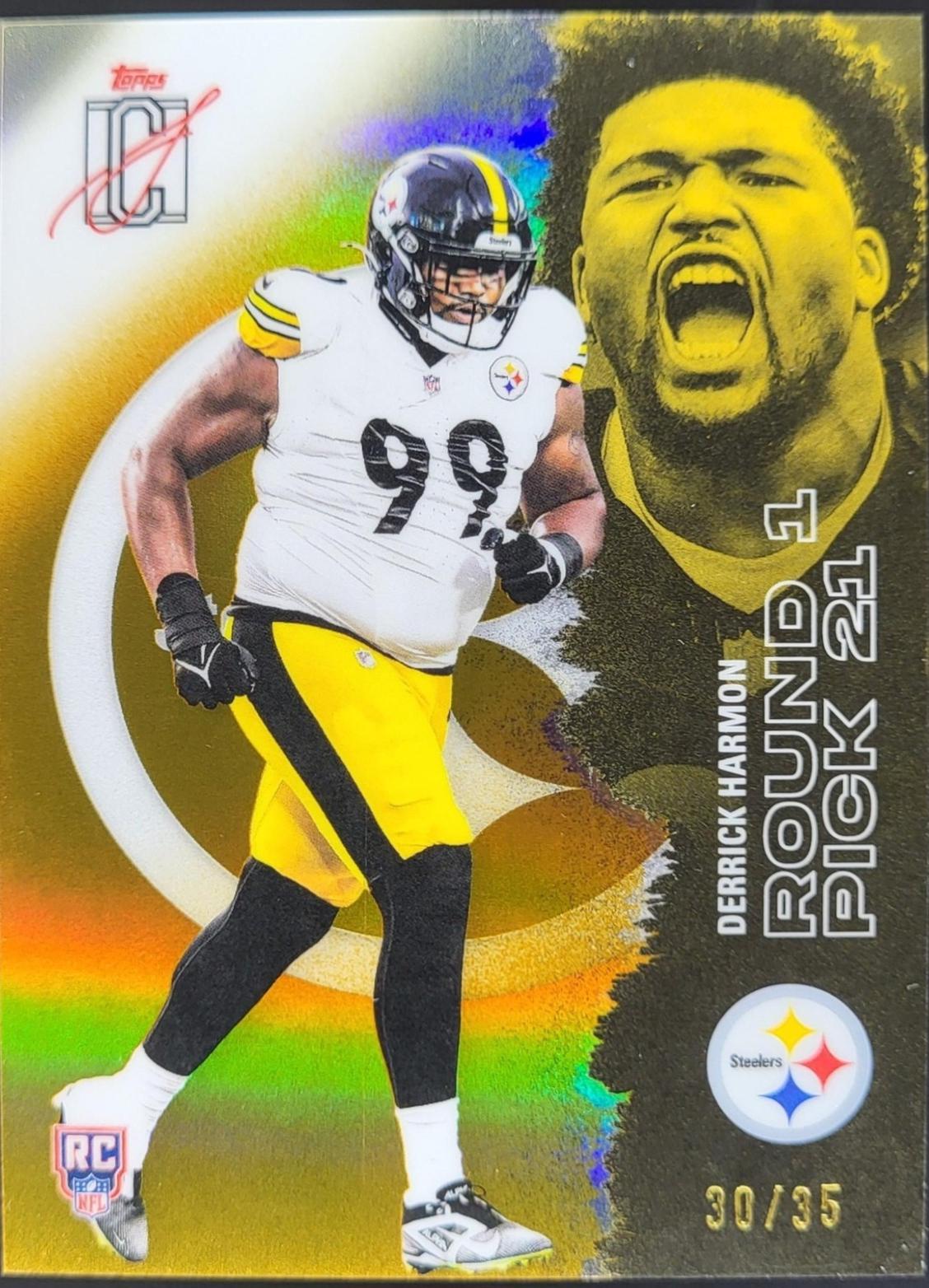 Derrick Harmon [Gold] #150