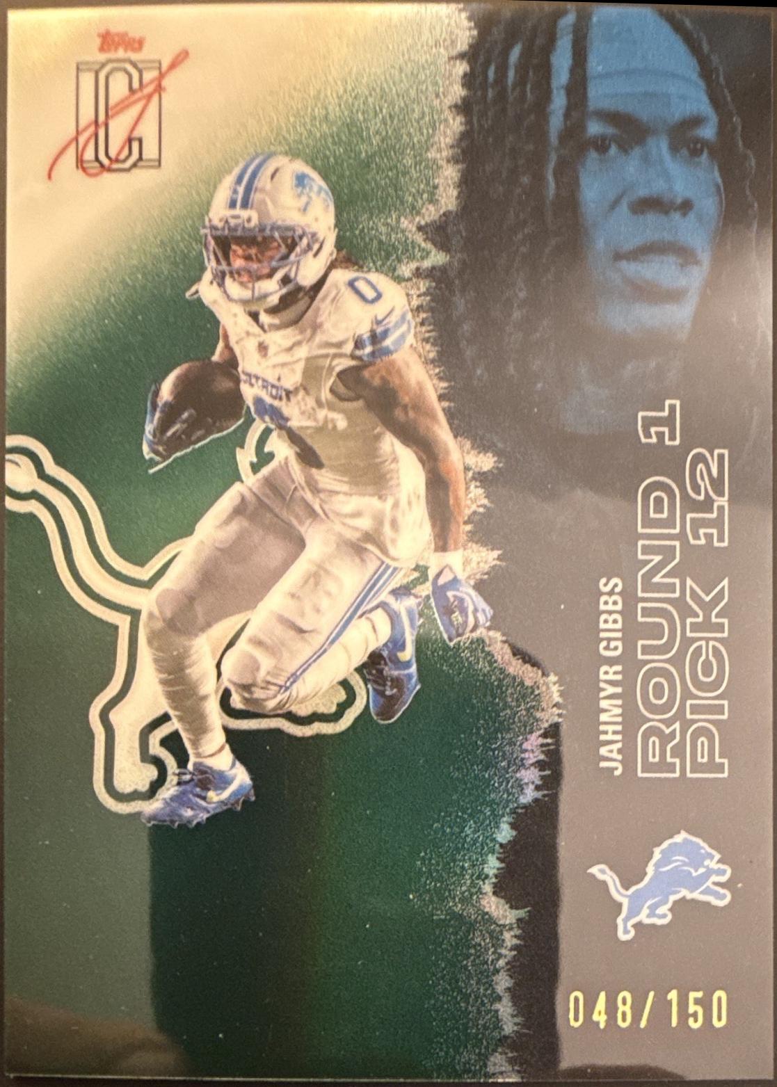 Jahmyr Gibbs [Green Autograph] #20