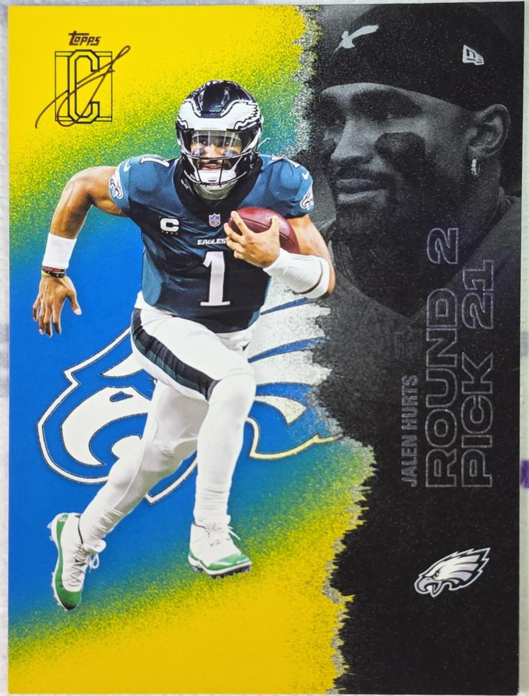 Jalen Hurts [Blue Yellow] #42