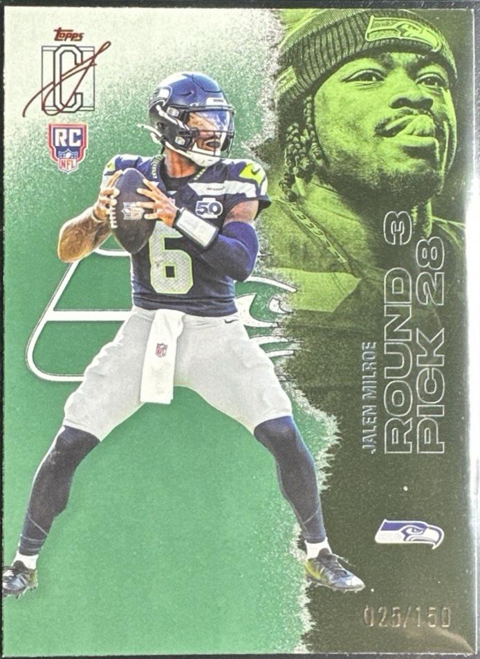 Jalen Milroe [Green Refractor Chrome] #151