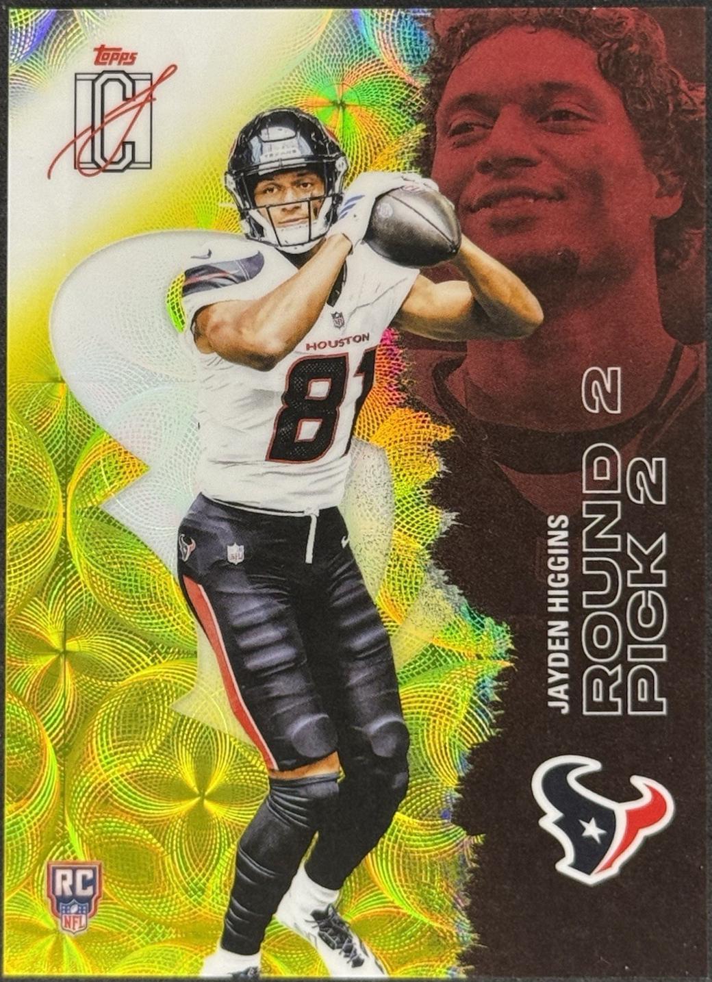 Jayden Higgins [Kaleidoscope Yellow Refractor Chrome] #122