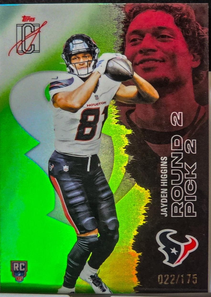 Jayden Higgins [Lime Green Refractor Chrome] #122