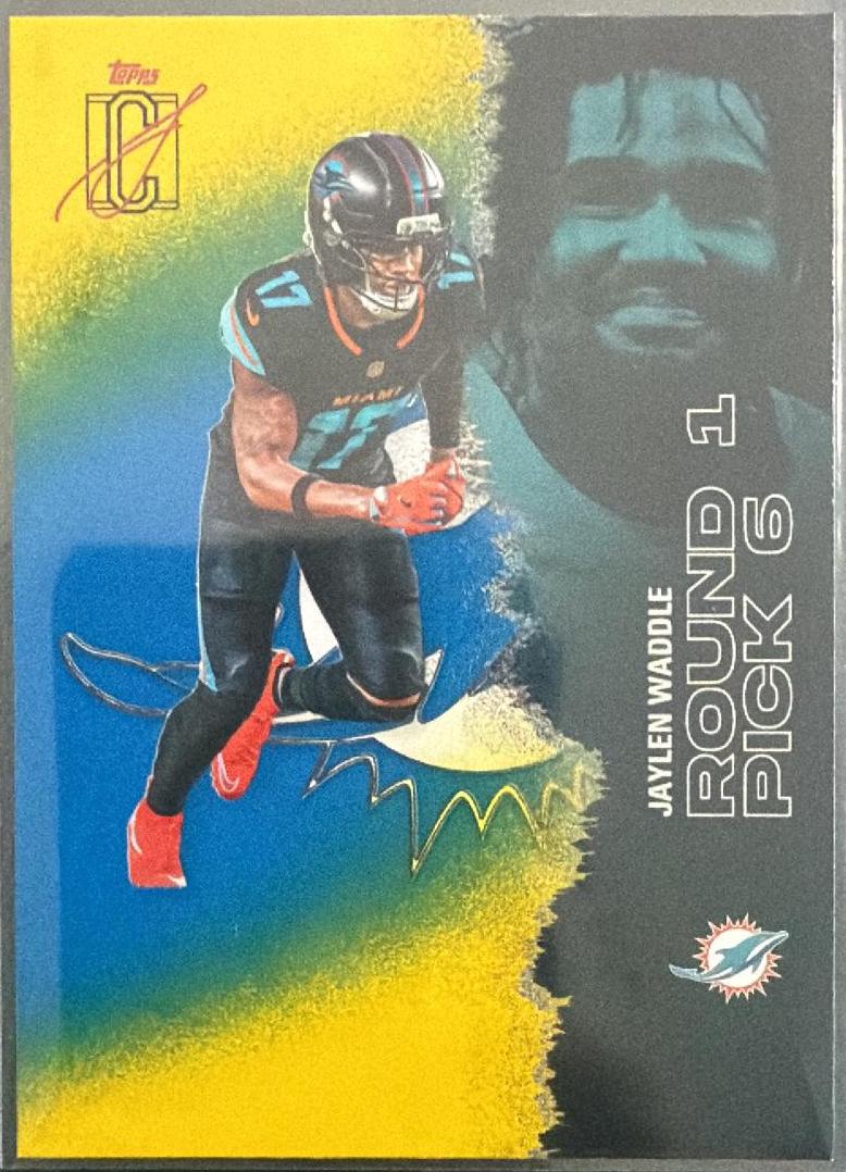 Jaylen Waddle [Blue Yellow] #88