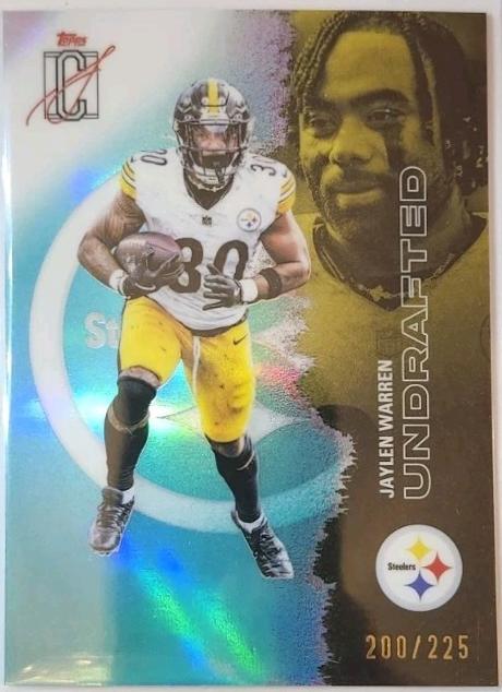Jaylen Warren [Teal Refractor Chrome] #45