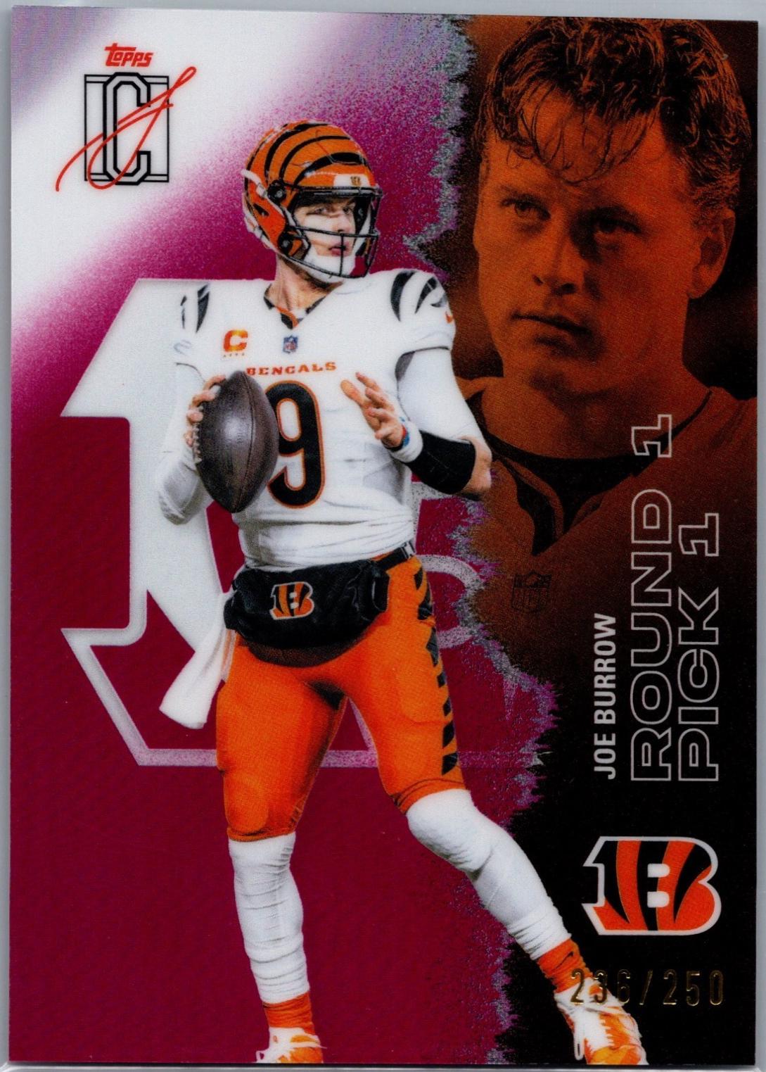 Joe Burrow [Magenta Refractor Chrome] #13