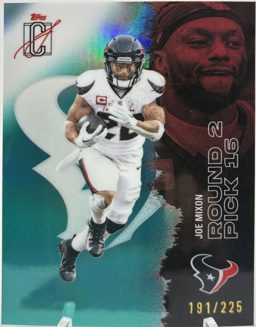Joe Mixon [Teal Refractor Chrome] #77
