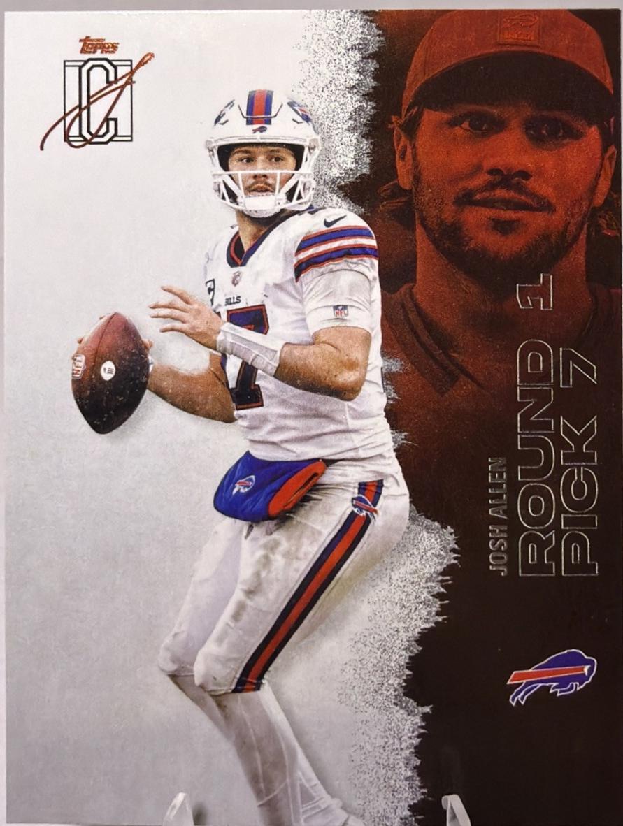 Josh Allen [White Refractor Chrome] #7