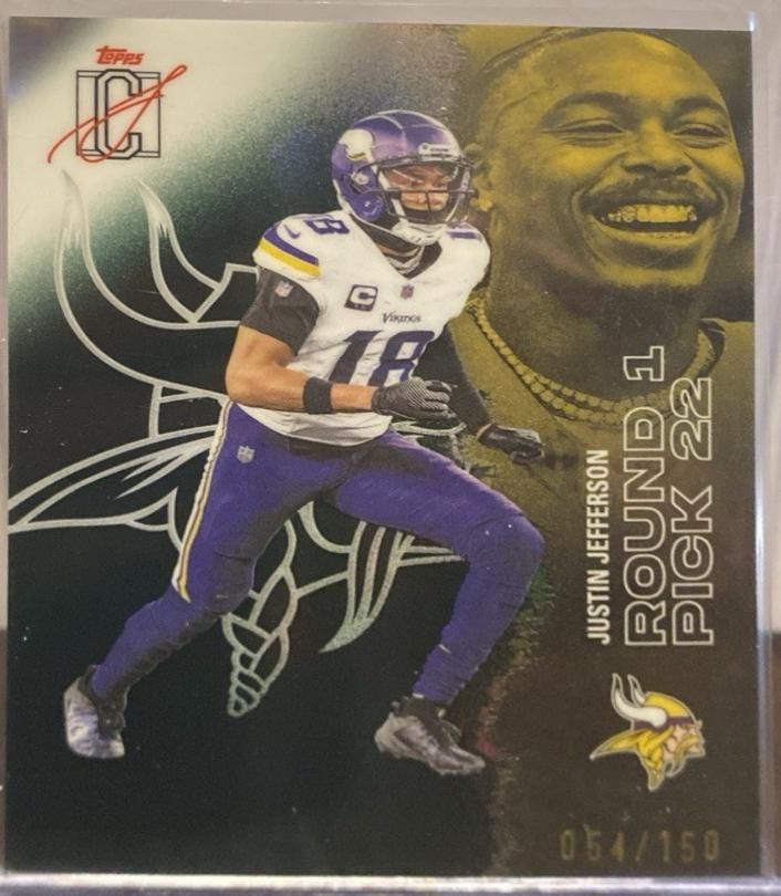 Justin Jefferson [Green Autograph] #36