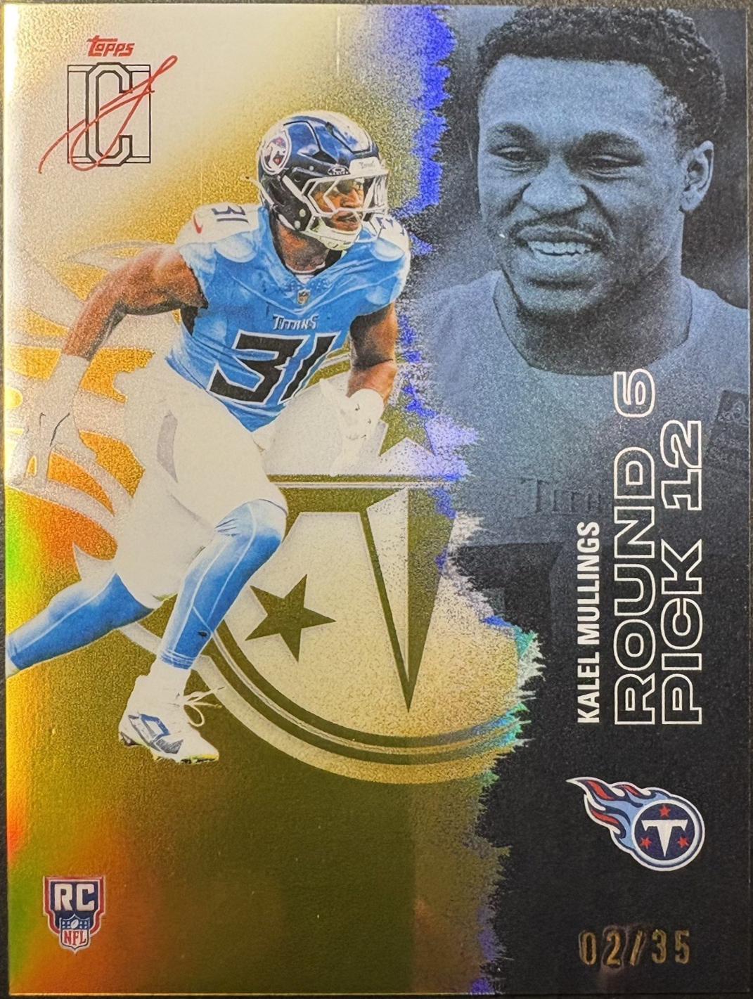Kalel Mullings [Gold Refractor Chrome] #172