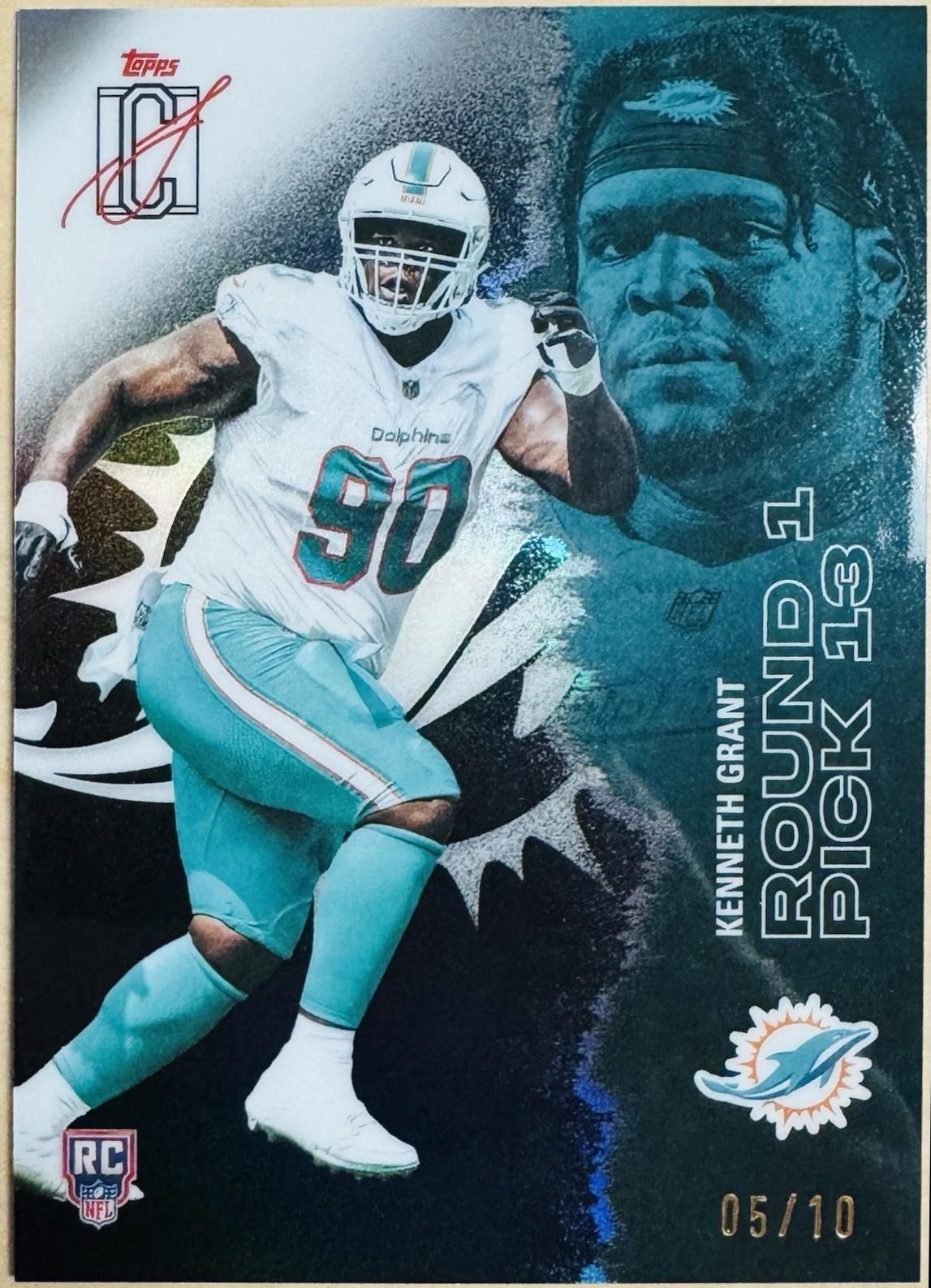 Kenneth Grant [Black Refractor Chrome] #139