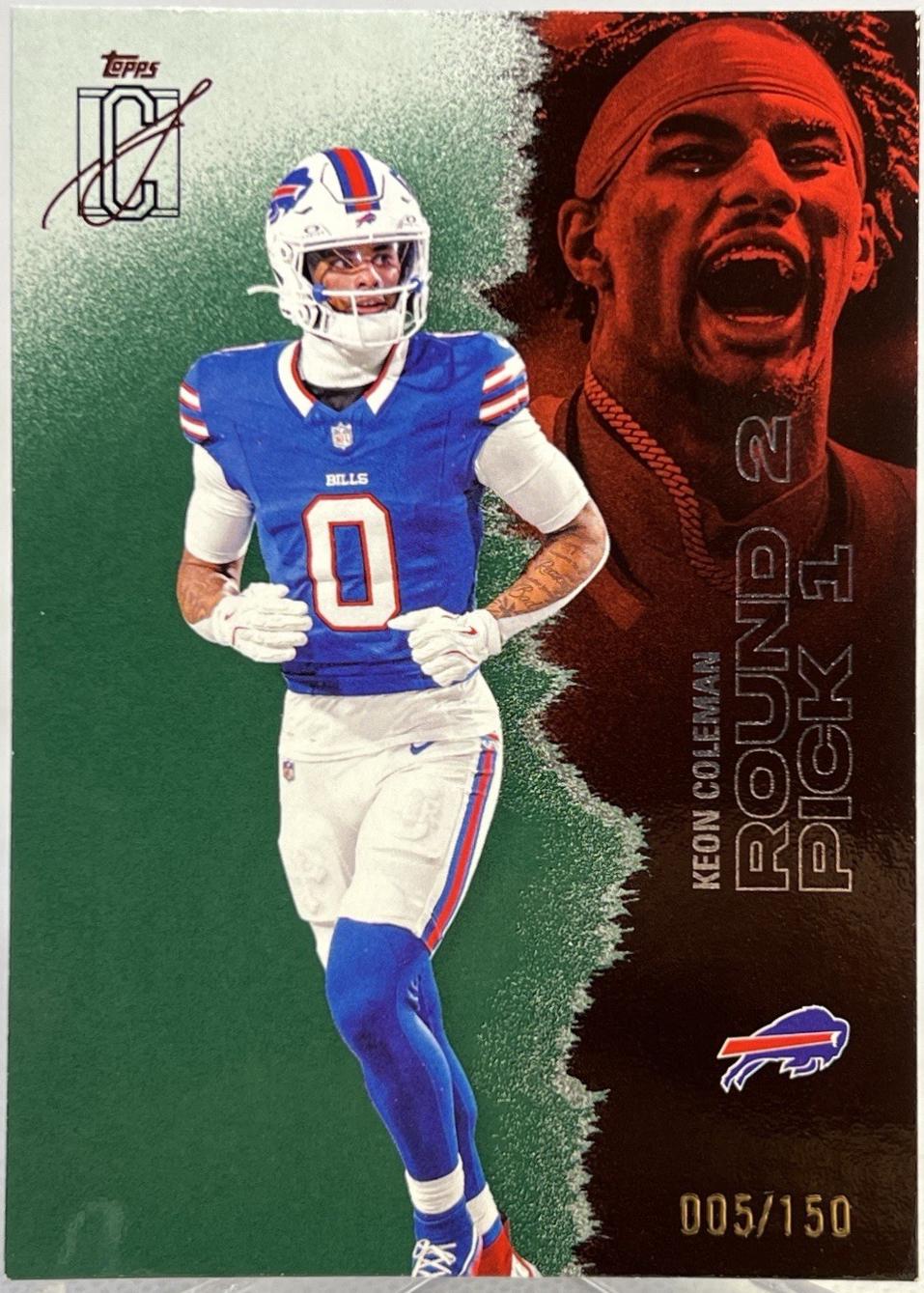 Keon Coleman [Green Autograph] #64