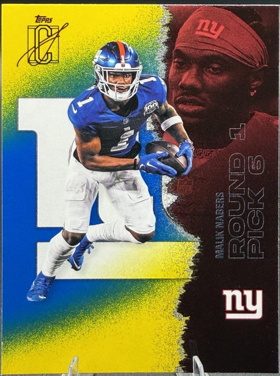 Malik Nabers [Blue Yellow] #40