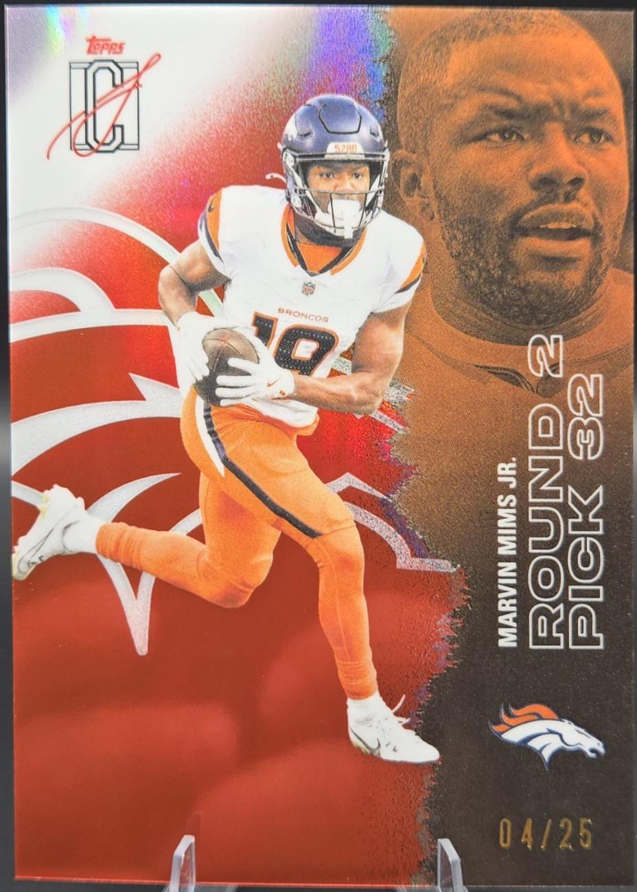 Marvin Mims Jr. [Red Refractor Chrome] #73