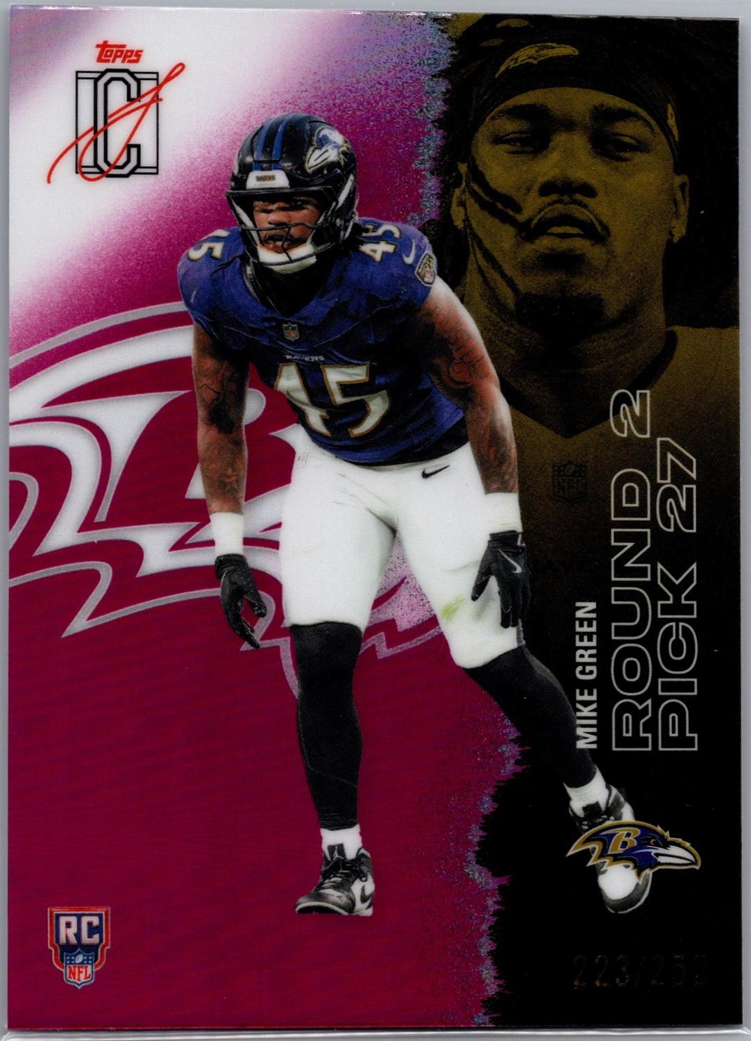 Mike Green [Magenta Refractor Chrome] #155