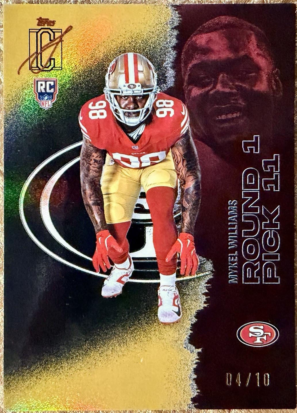 Mykel Williams [Gold] #123