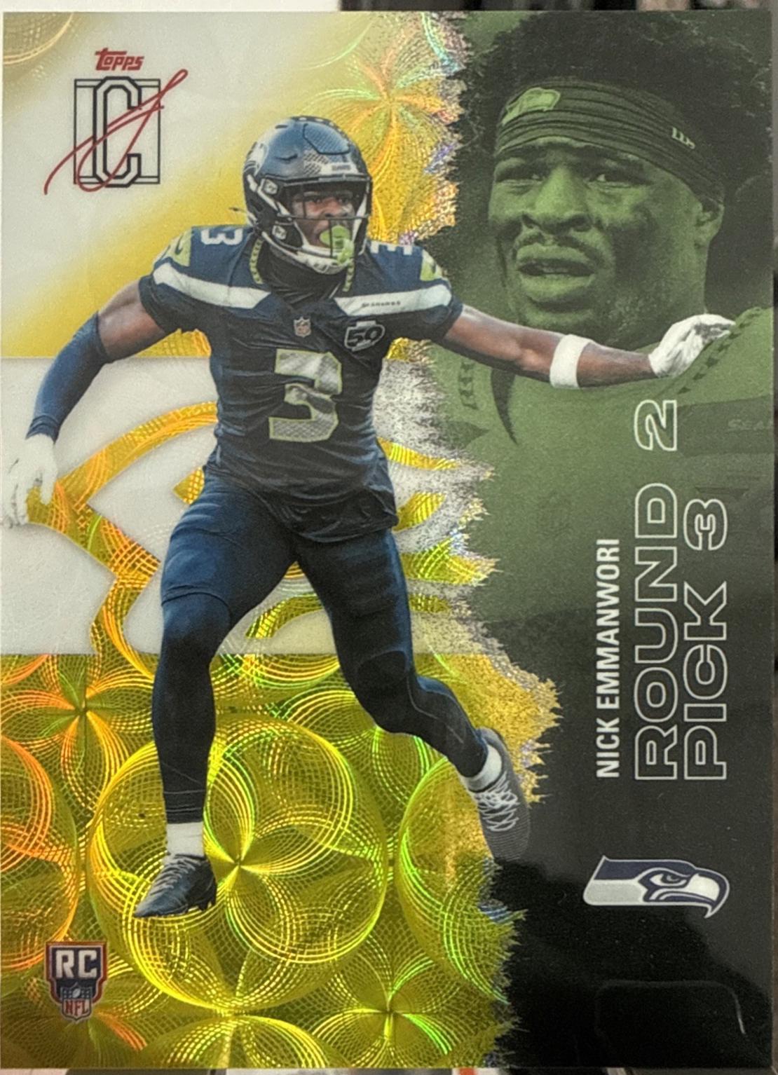 Nick Emmanwori [Kaleidoscope Yellow Refractor Chrome] #174