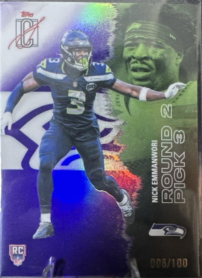 Nick Emmanwori [Purple Refractor Chrome] #174