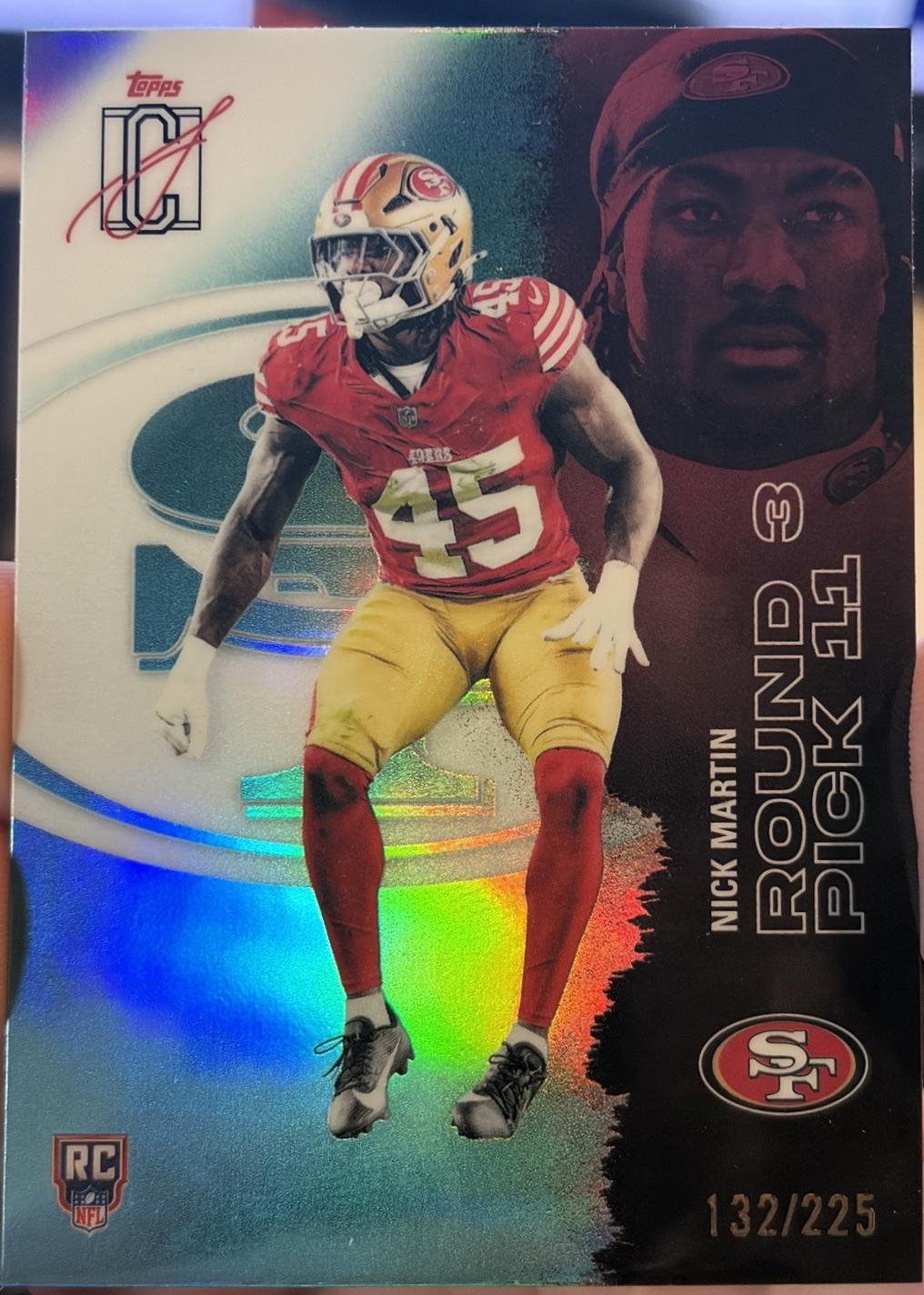Nick Martin [Teal Refractor Chrome] #215