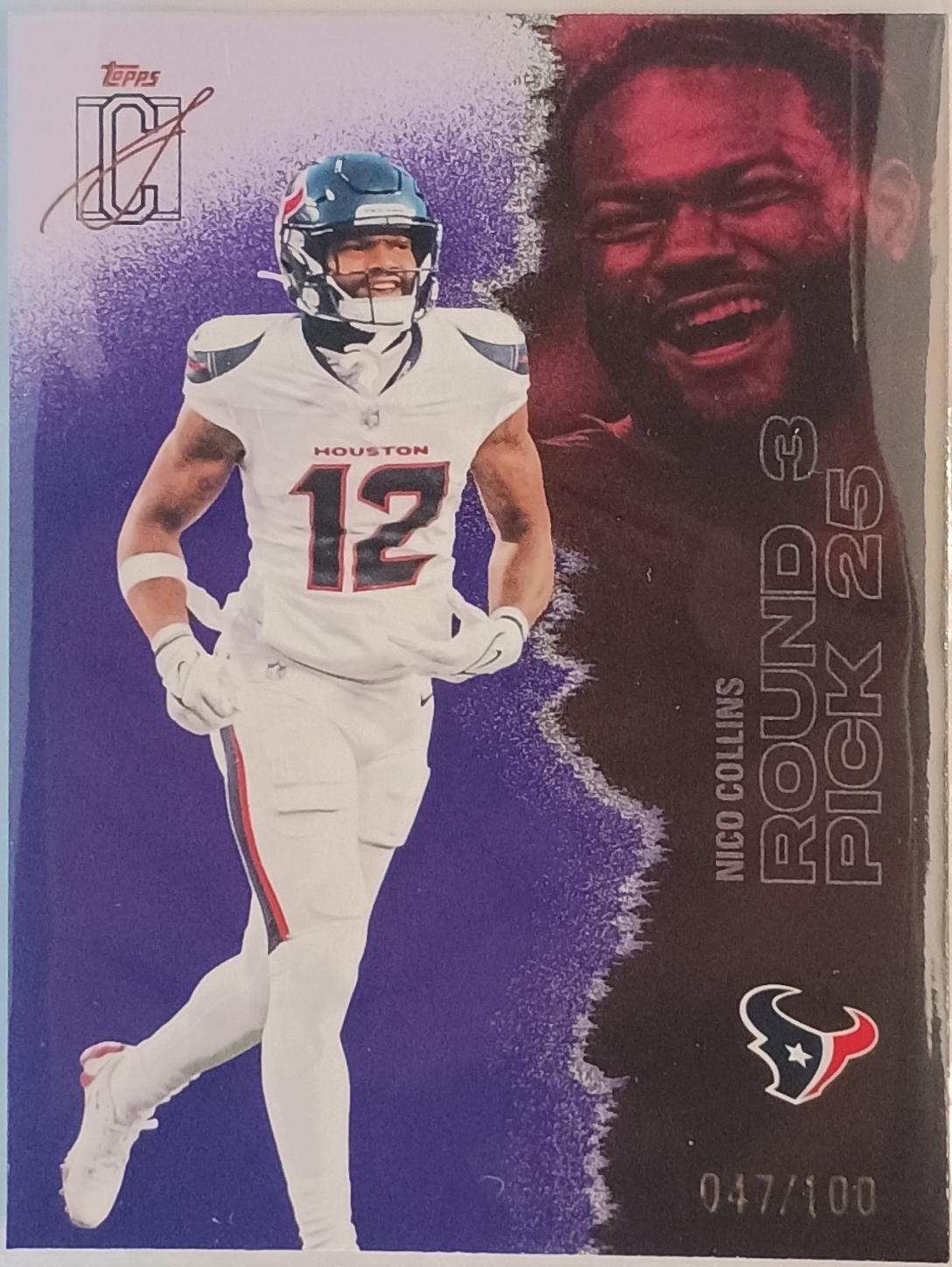 Nico Collins [Purple Autograph] #76