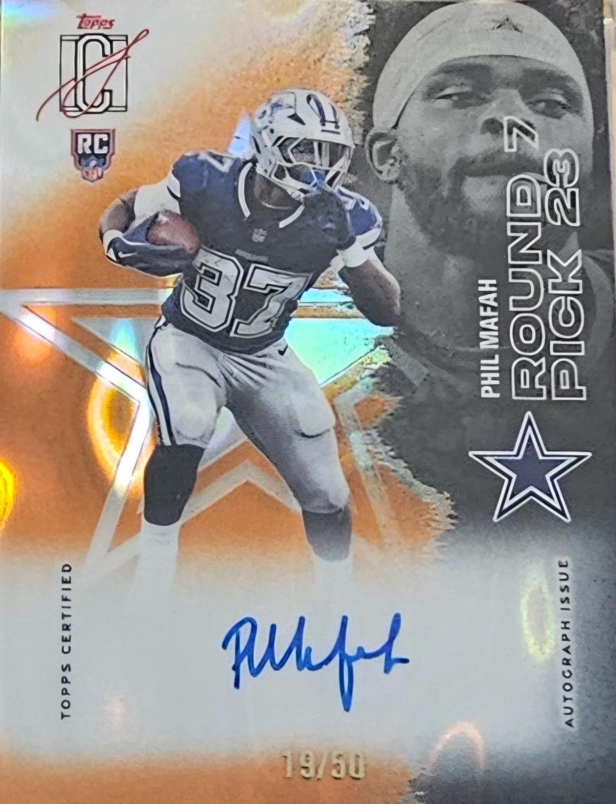 Phil Mafah [Orange Lava Autograph] #188