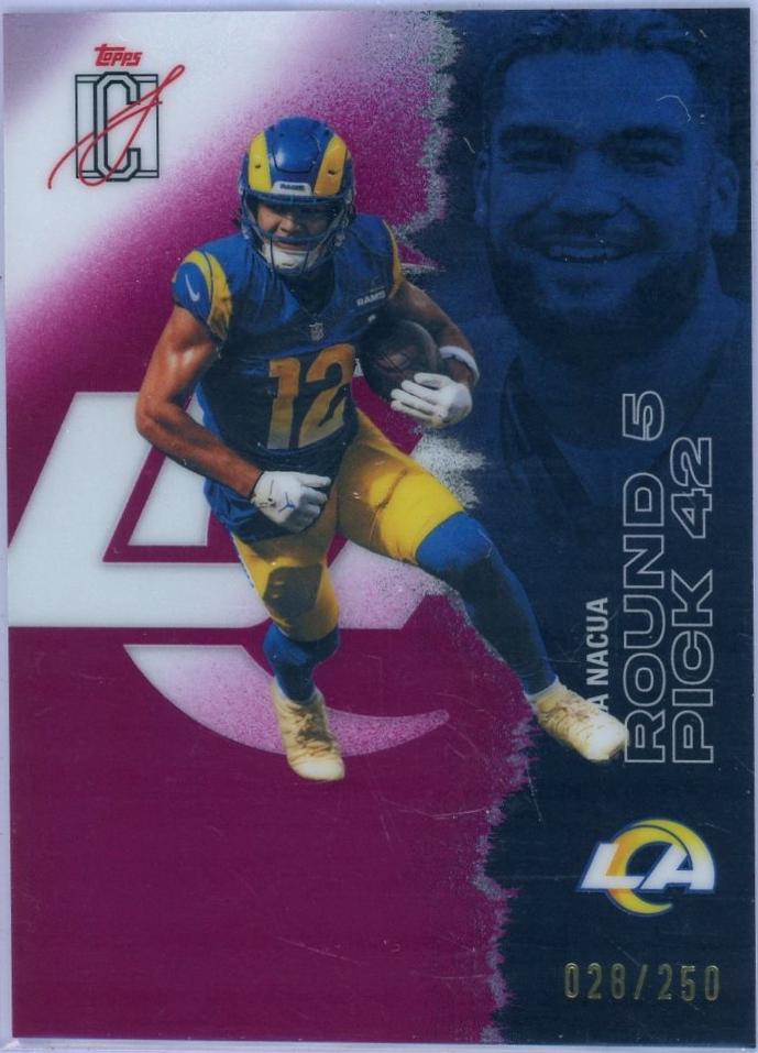 Puka Nacua [Magenta Refractor Chrome] #33