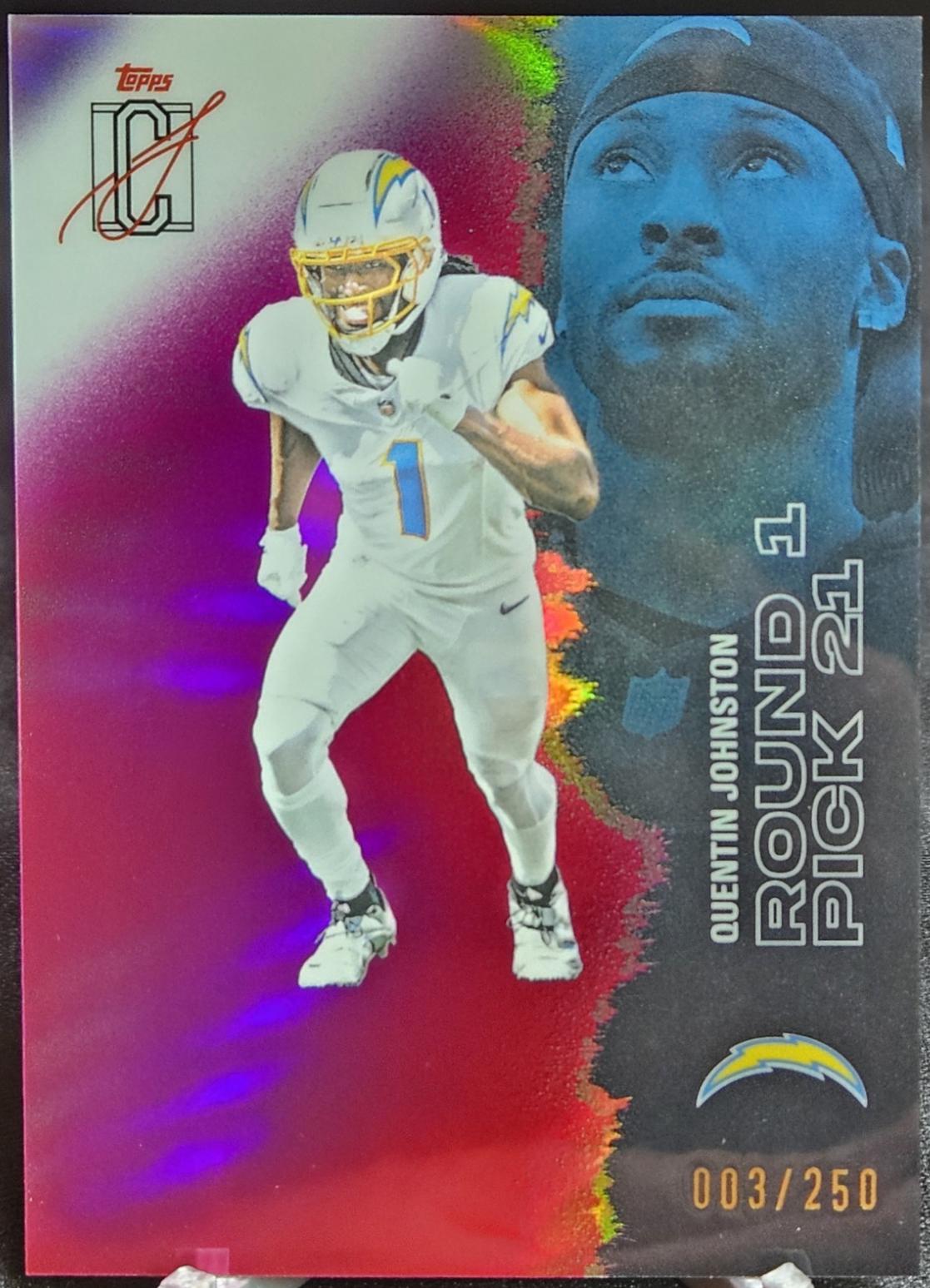 Quentin Johnston [Magenta Refractor Chrome] #31