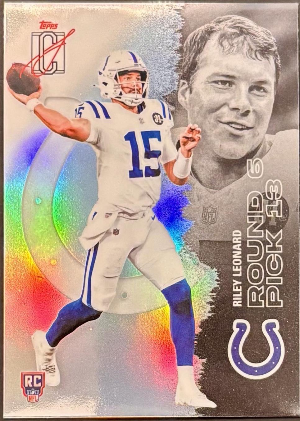 Riley Leonard [Refractor Chrome] #116