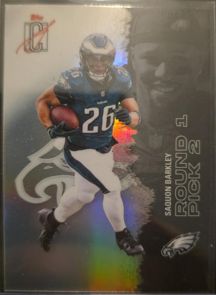 Saquon Barkley [Refractor Chrome] #43