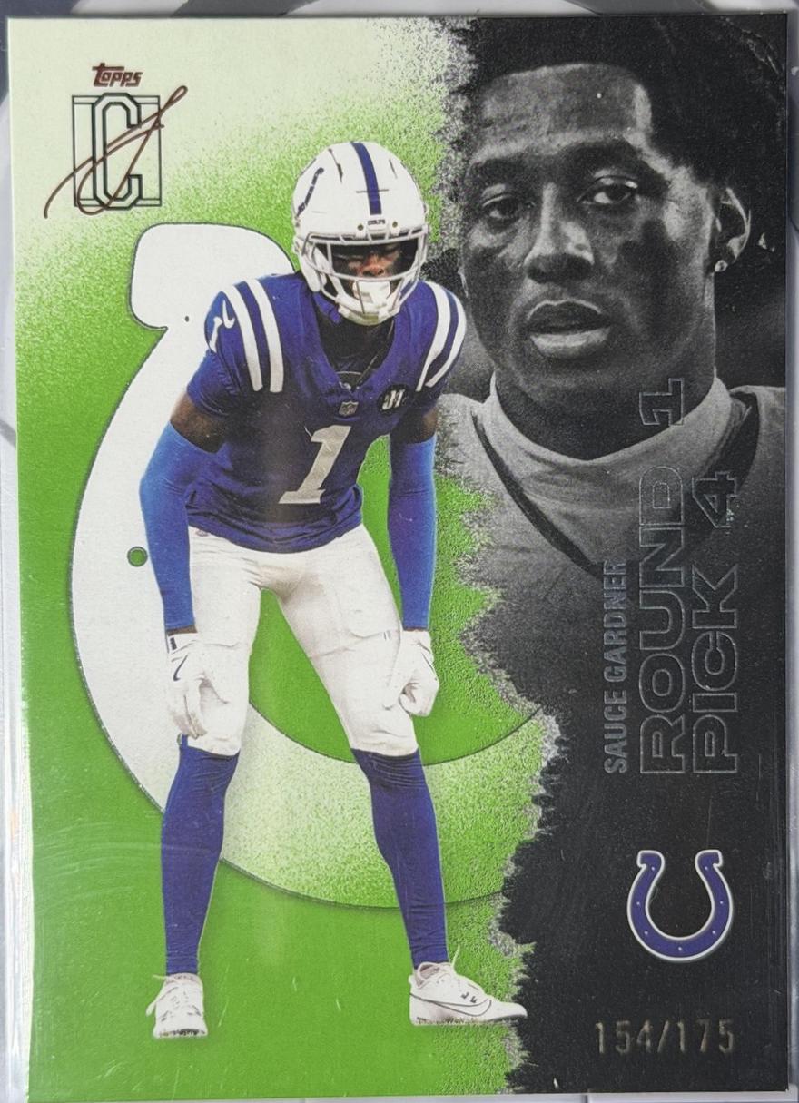 Sauce Gardner [Lime Green Refractor Chrome] #91