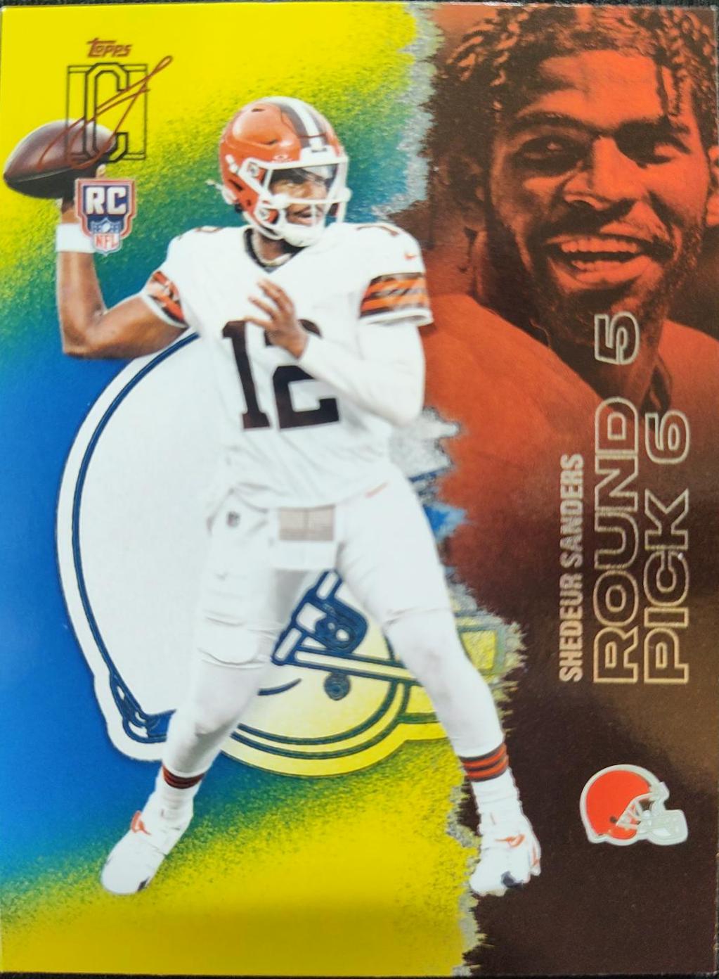Shedeur Sanders [Blue Yellow] #228