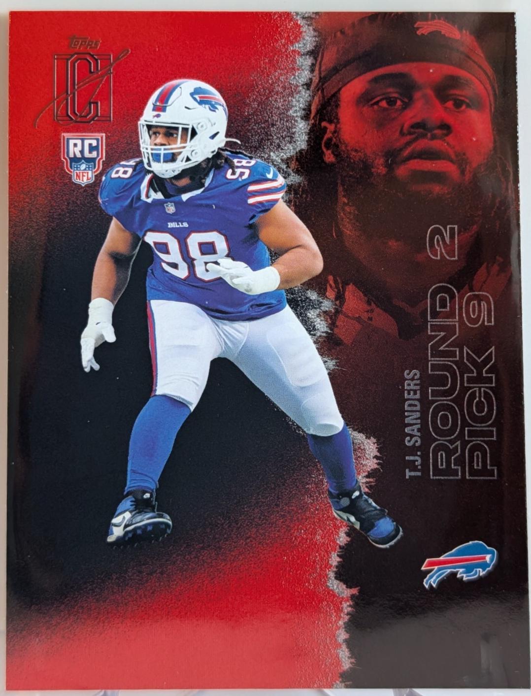 T.J. Sanders [Red Black] #218