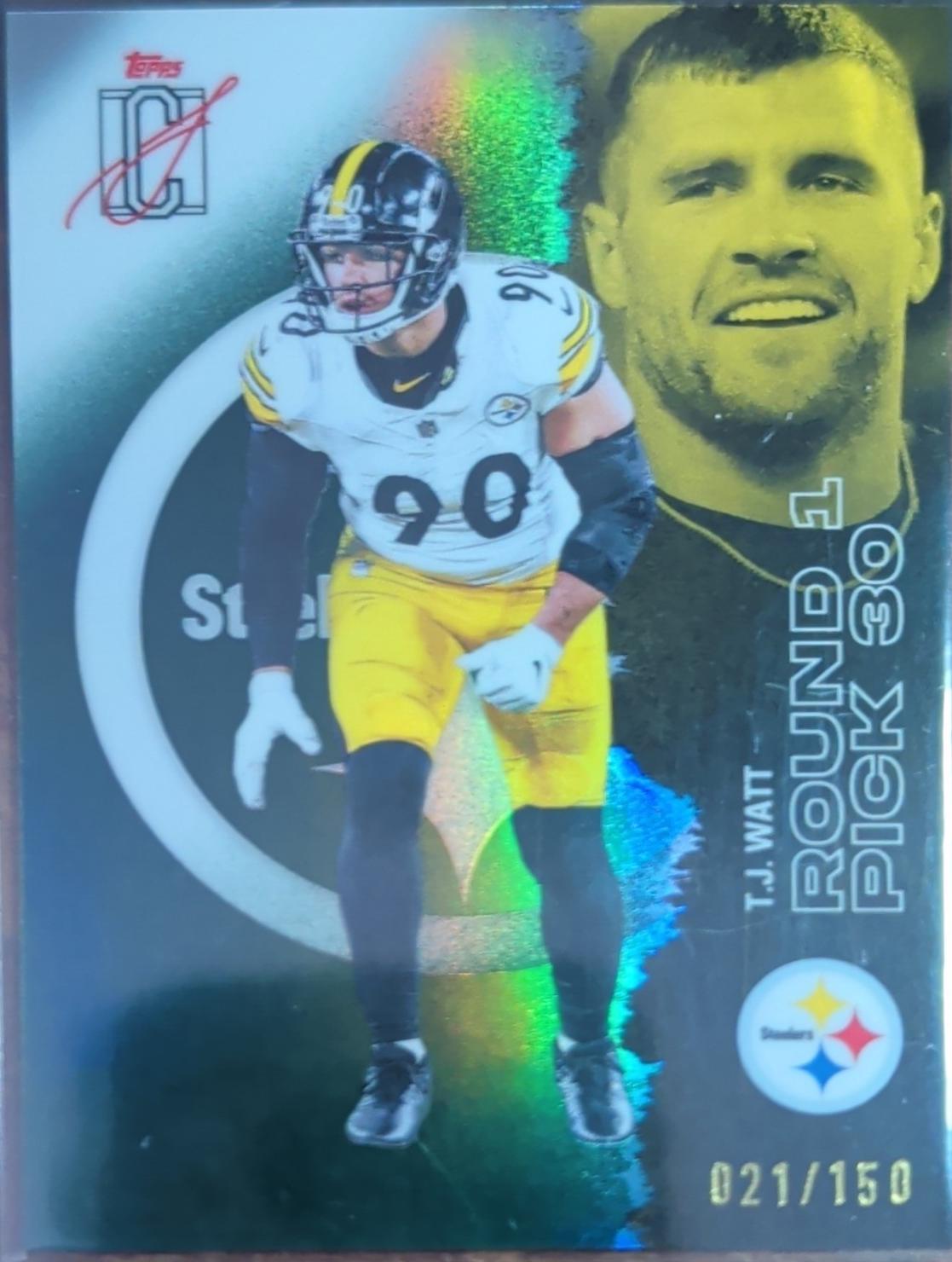 T.J. Watt [Green Refractor Chrome] #96