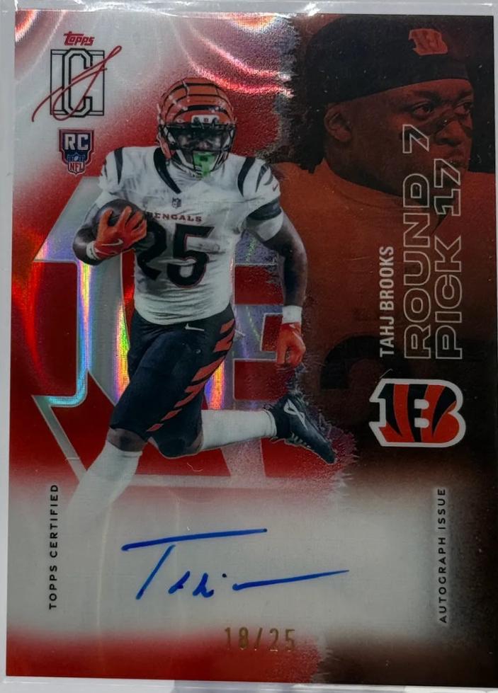 Tahj Brooks [Red Refractor Chrome] #177