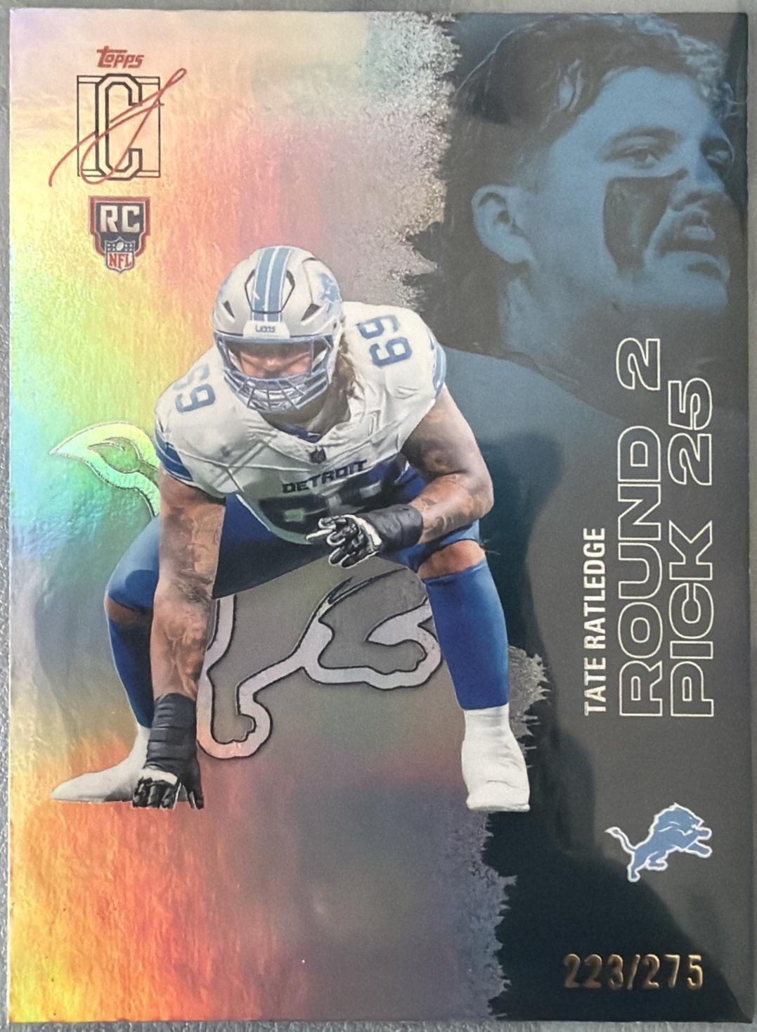 Tate Ratledge [Silver Refractor Chrome] #219