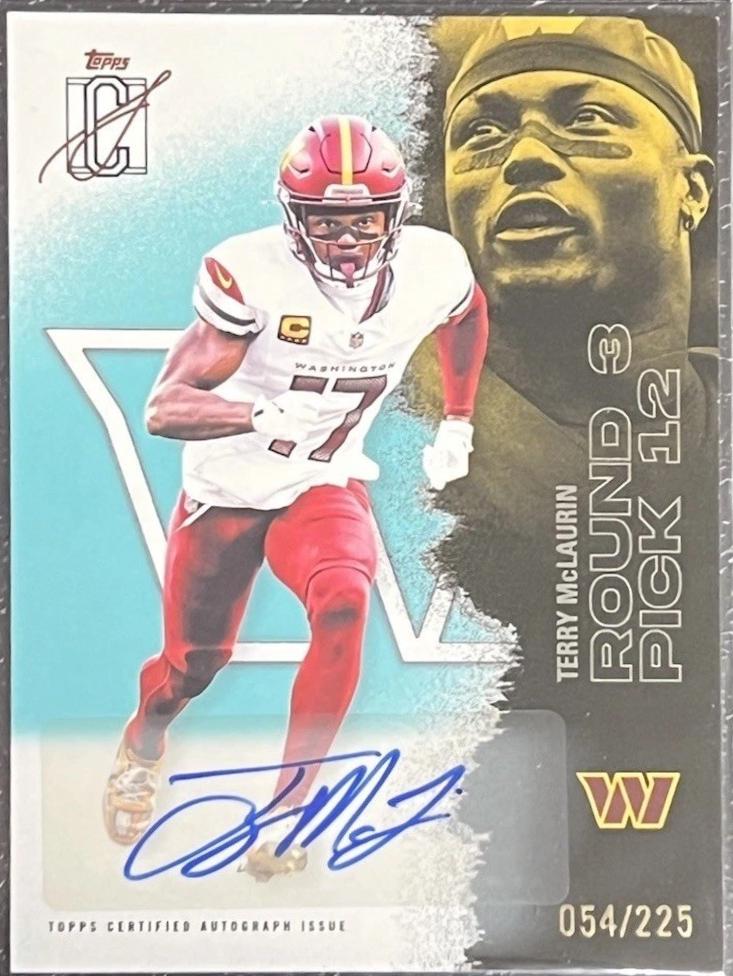 Terry McLaurin [Teal Autograph] #55