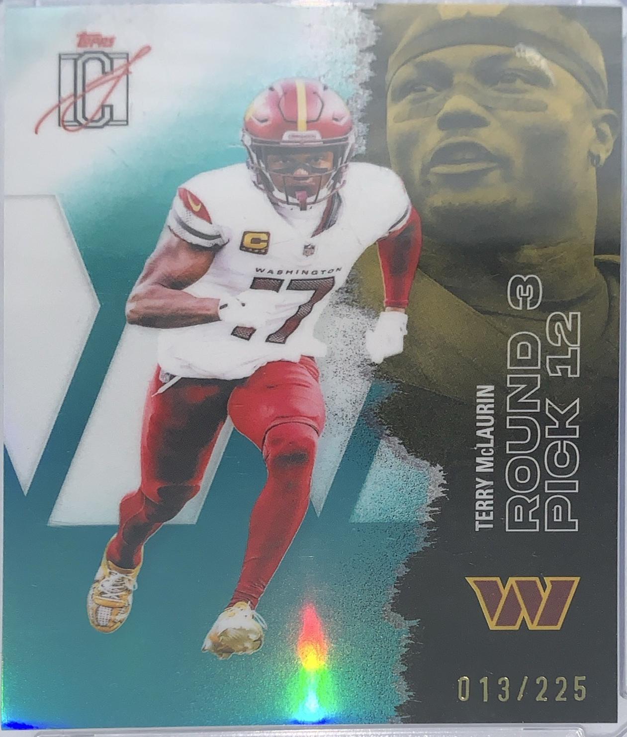 Terry McLaurin [Teal Refractor Chrome] #55