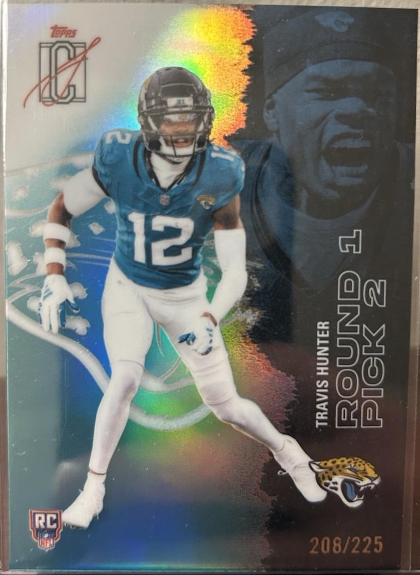 Travis Hunter [Teal Refractor Chrome] #224