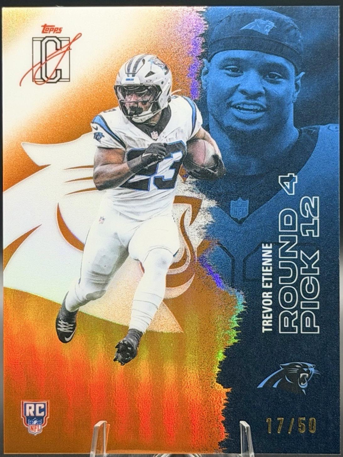 Trevor Etienne [Orange Refractor Chrome] #179