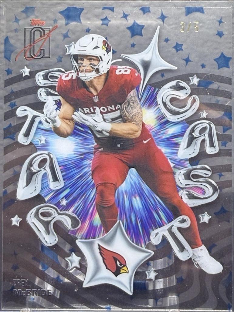 Trey McBride [Blue Autograph] #1