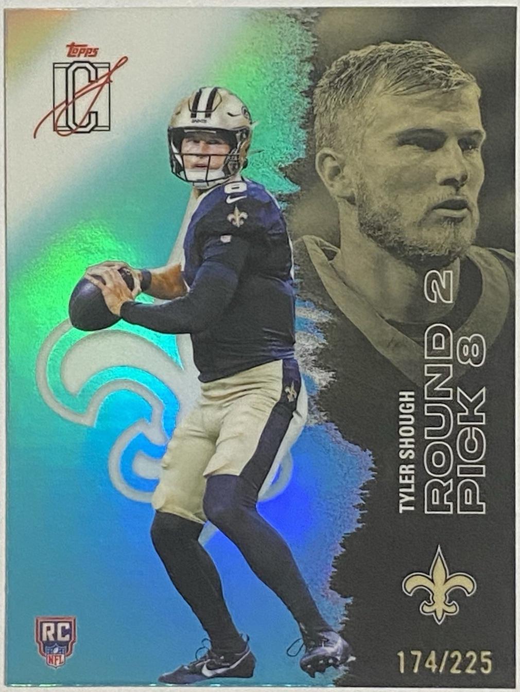 Tyler Shough [Teal Refractor Chrome] #104