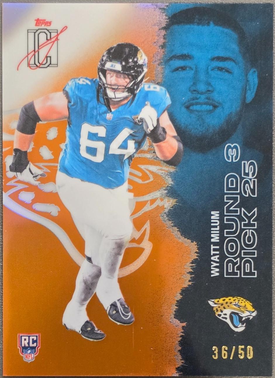 Wyatt Milum [Orange Refractor Chrome] #249