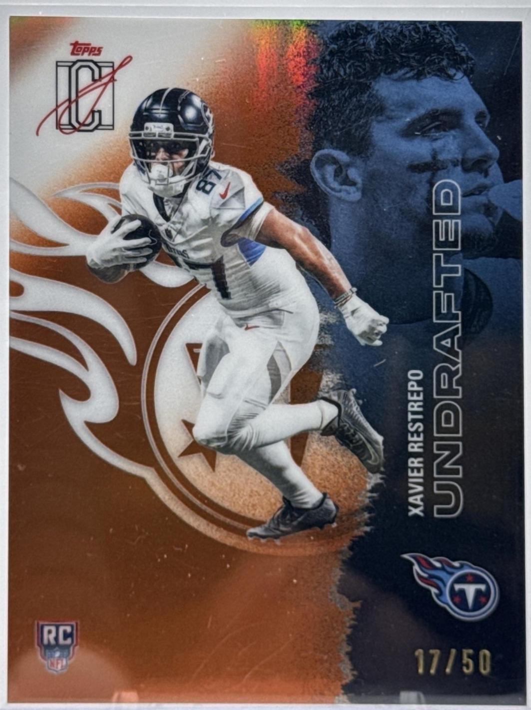 Xavier Restrepo [Orange Lava Refractor Chrome] #159